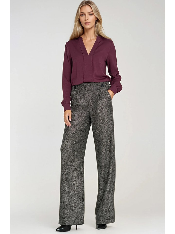 Nife Spodnie w kolorze antracytowym rozmiar: 36