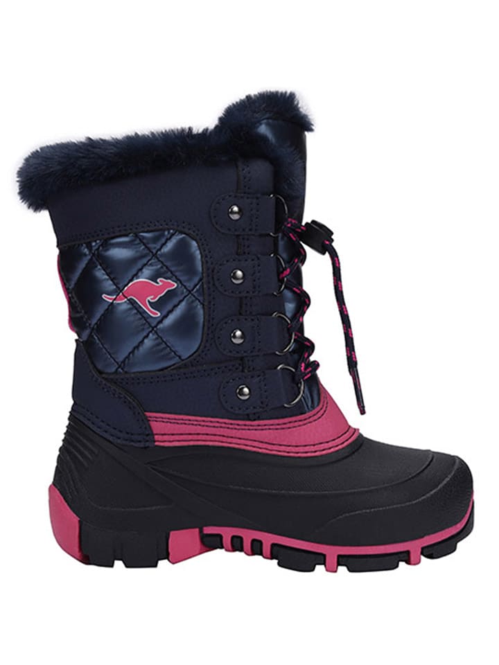 Kangaroos Kozaki "Kanga-Bean Care" w kolorze granatowym rozmiar: 32