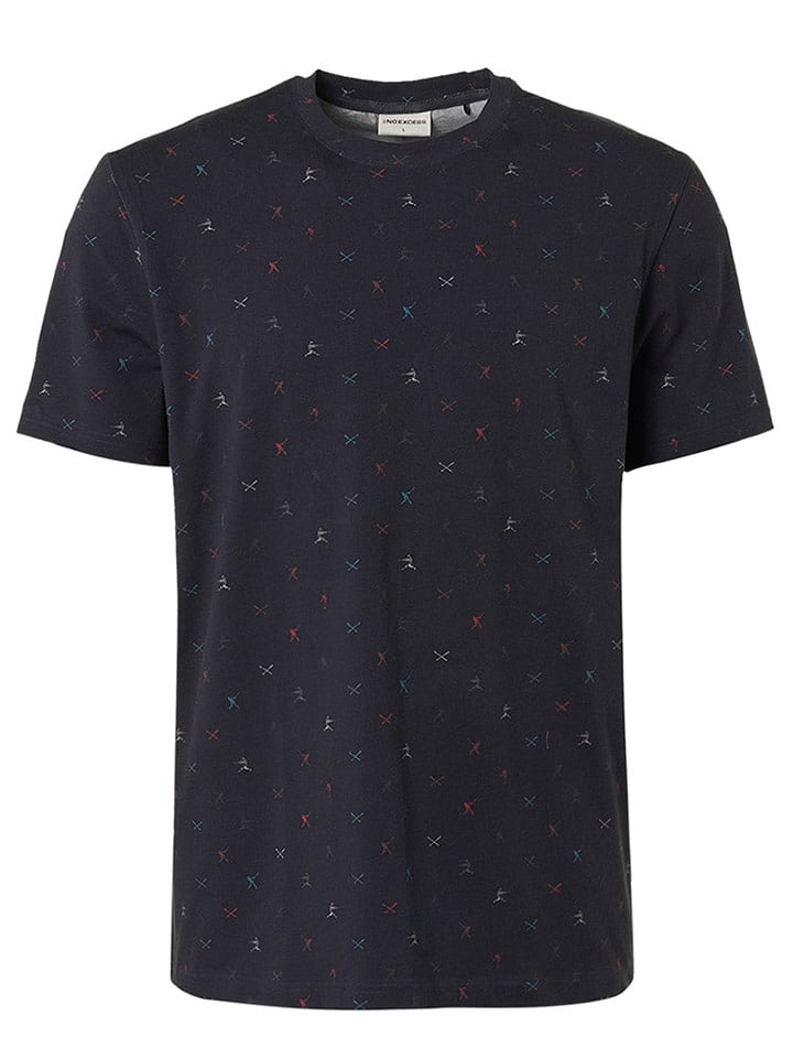 No Excess Koszulka w kolorze granatowym rozmiar: M