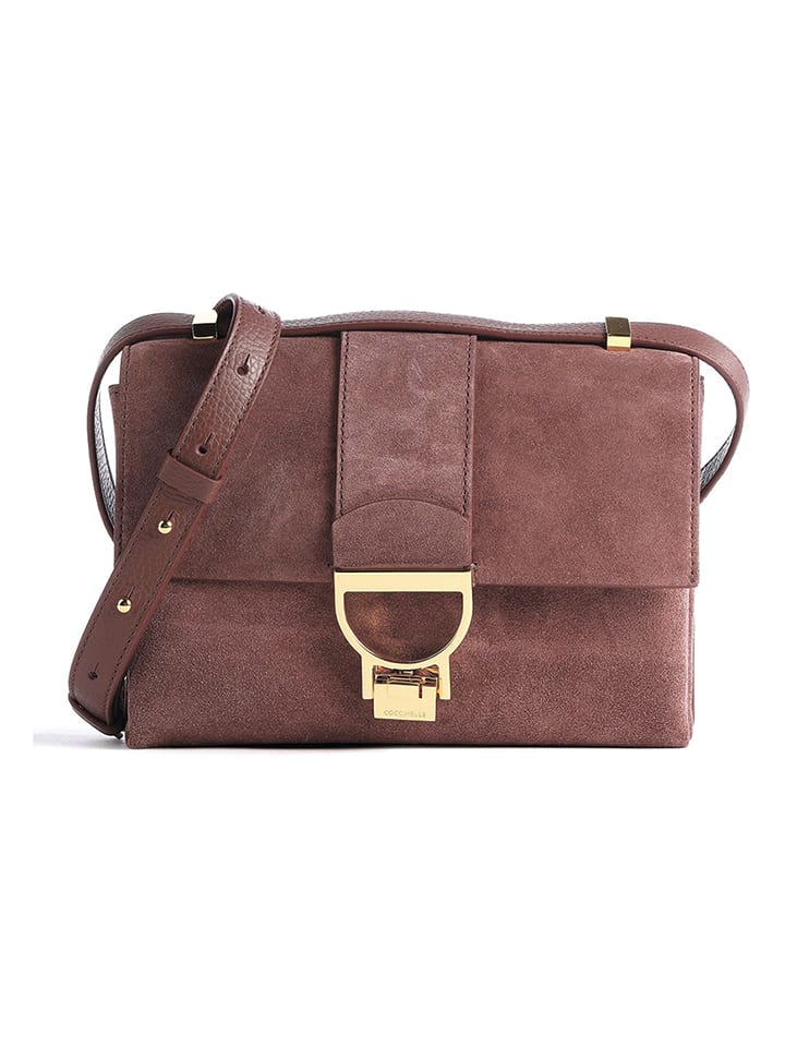 COCCINELLE Skórzana torebka w kolorze brązowym - 23 x 17 x 7 cm rozmiar: onesize