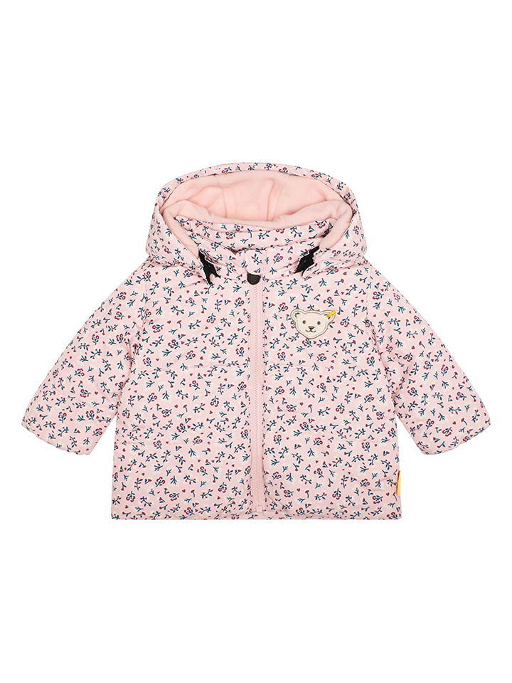 Steiff Kurtka zimowa w kolorze jasnoróżowym rozmiar: 74