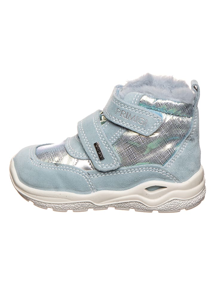 Primigi Skórzane botki w kolorze błękitnym rozmiar: 25