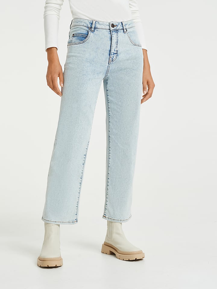 OPUS Dżinsy "Momito" - Regular fit - w kolorze błękitnym rozmiar: 40/L26