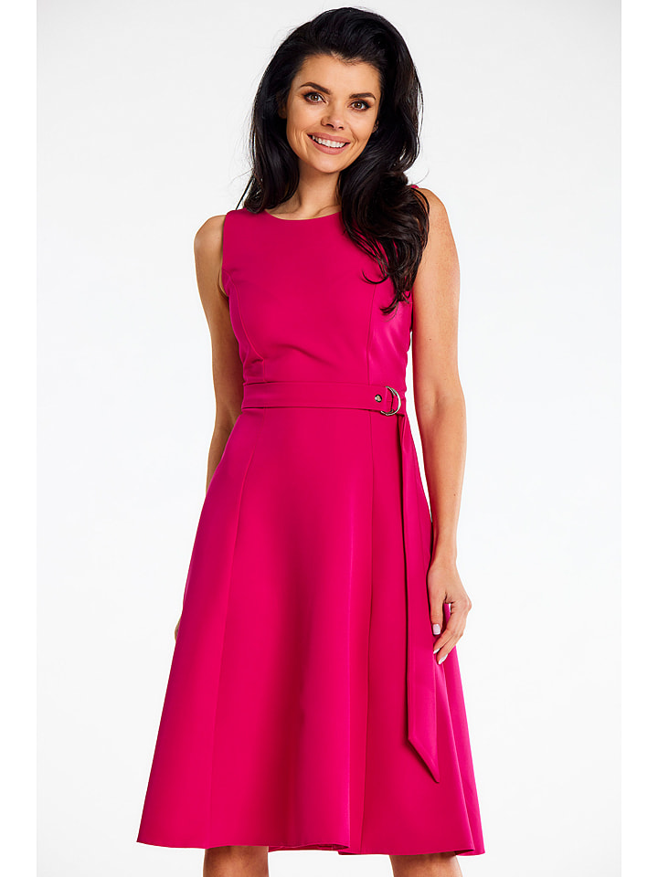 Awama Sukienka w kolorze różowym rozmiar: XL