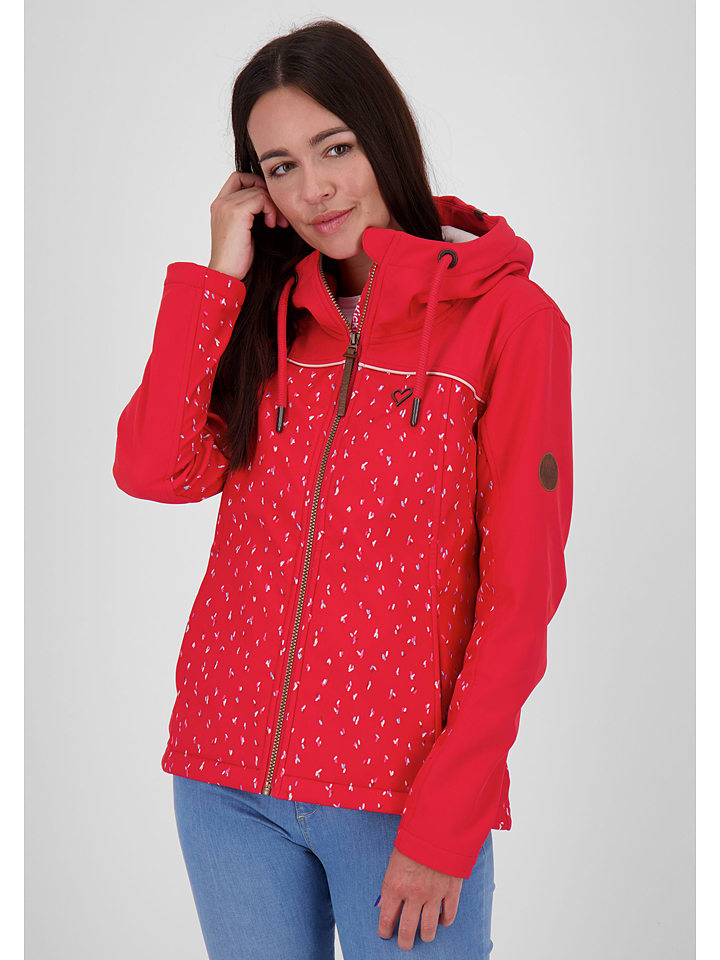 alife and kickin Kurtka przejściowa w kolorze czerwonym rozmiar: M