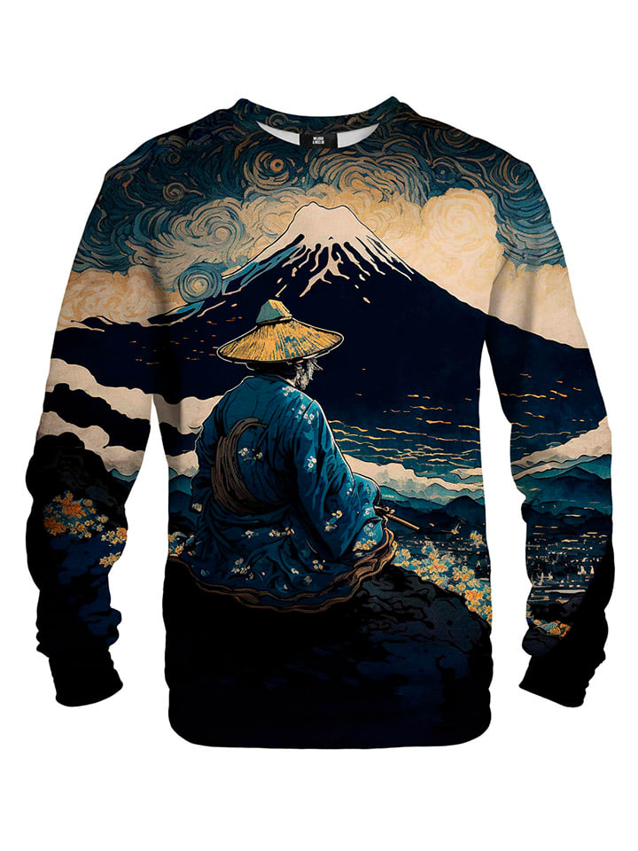 Mr GUGU & MISS GO Bluza w kolorze czarnym ze wzorem rozmiar: L