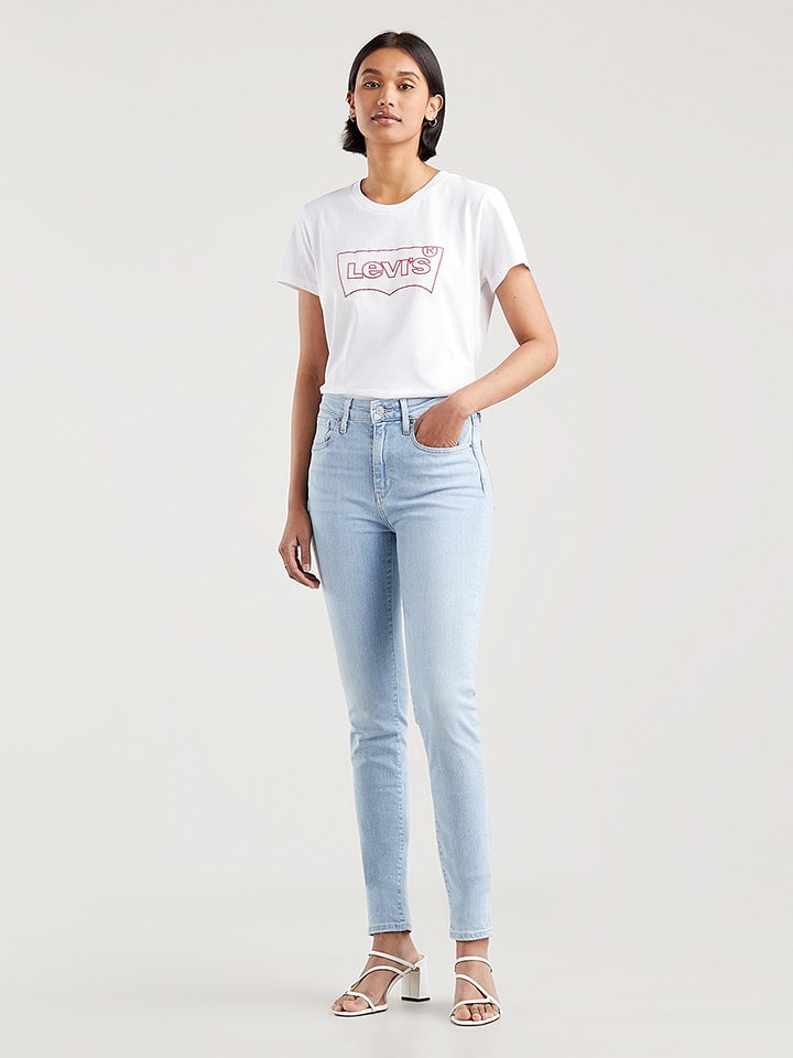 Levi´s Dżinsy "721" - Slim flit - w kolorze błękitnym rozmiar: W32/L30