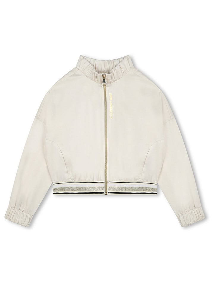 Karl Lagerfeld Kids Bluza w kolorze kremowym rozmiar: 164