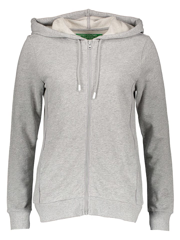 Benetton Bluza w kolorze szarym rozmiar: M