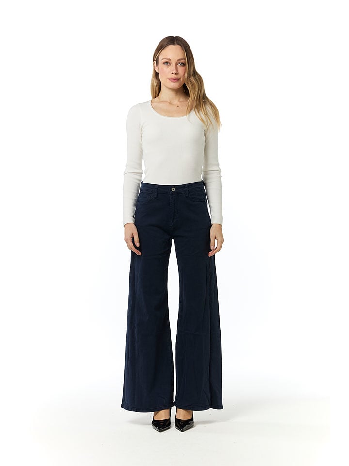 Tamba Dżinsy - Flared fit - w kolorze granatowym rozmiar: 38