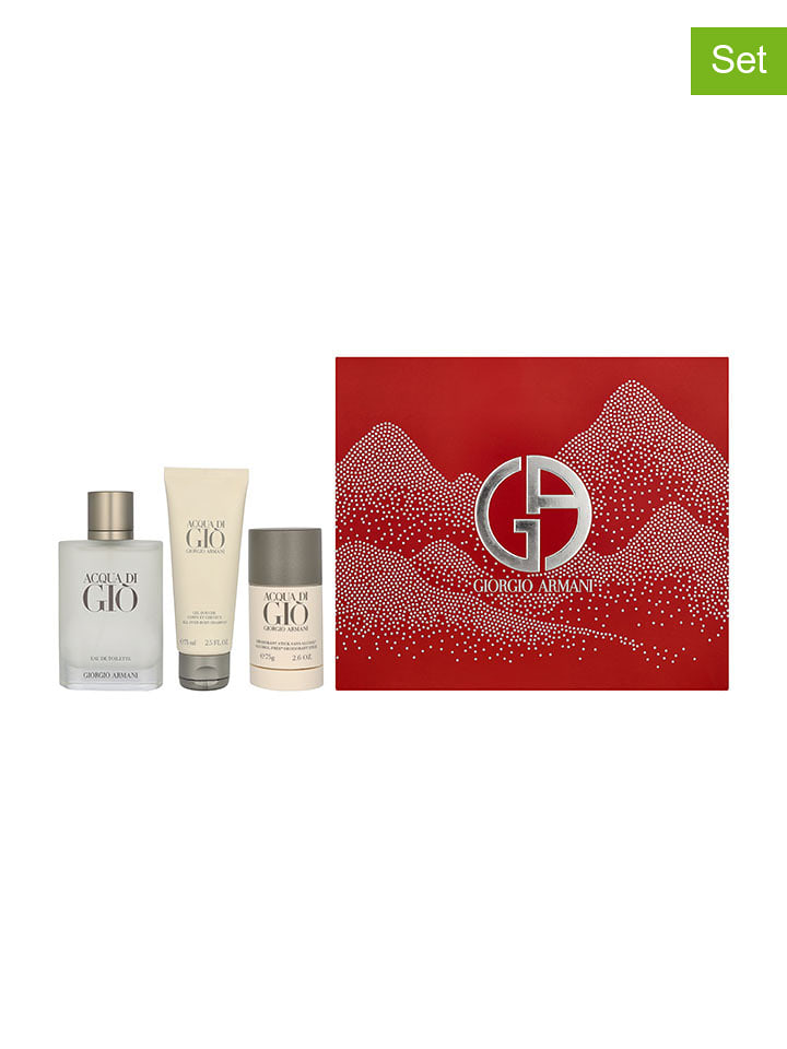 Giorgio Armani 3-częściowy zestaw "Acqua Di Gio" rozmiar: onesize