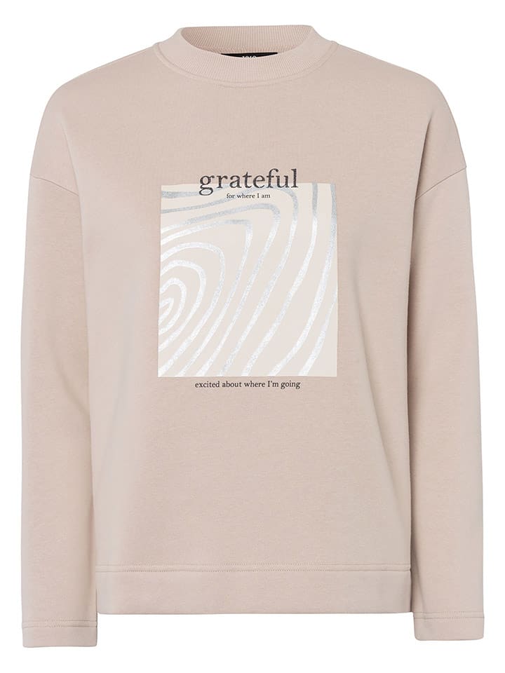 Zero Bluza w kolorze beżowym rozmiar: 42