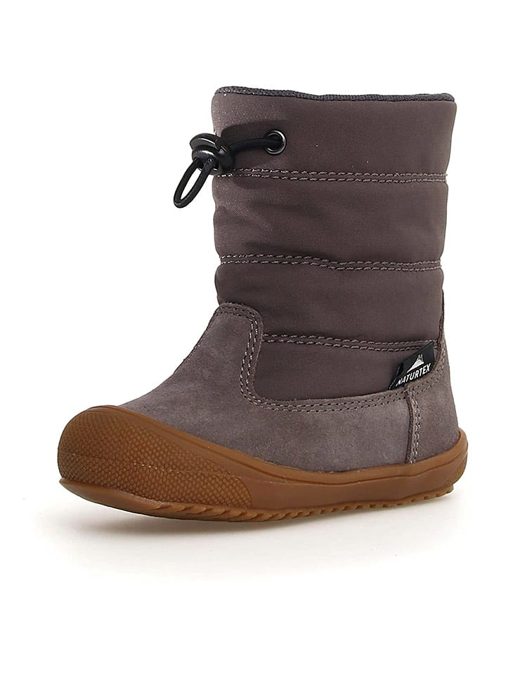 Naturino Kozaki zimowe w kolorze antracytowym rozmiar: 23