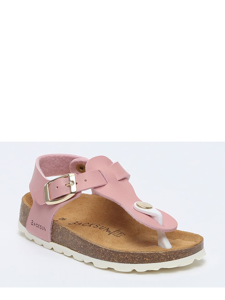 BACKSUN Japonki "Trieste" w kolorze jasnoróżowym rozmiar: 30