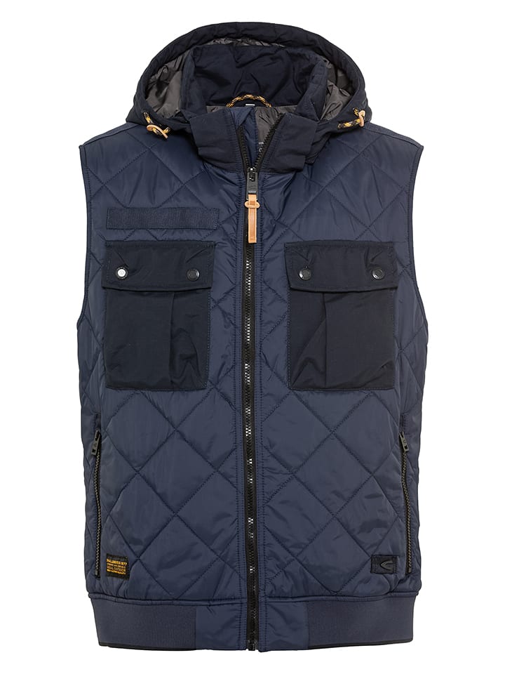 Kamizelka pikowana w kolorze granatowym