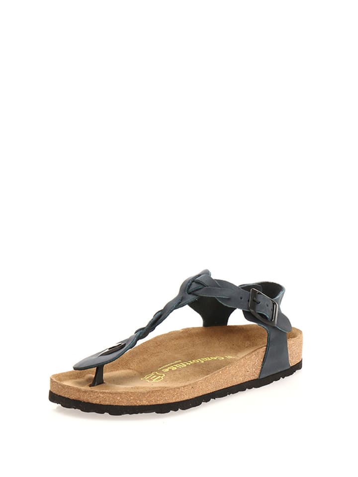 Comfortfusse Skórzane sandały w kolorze granatowym rozmiar: 39