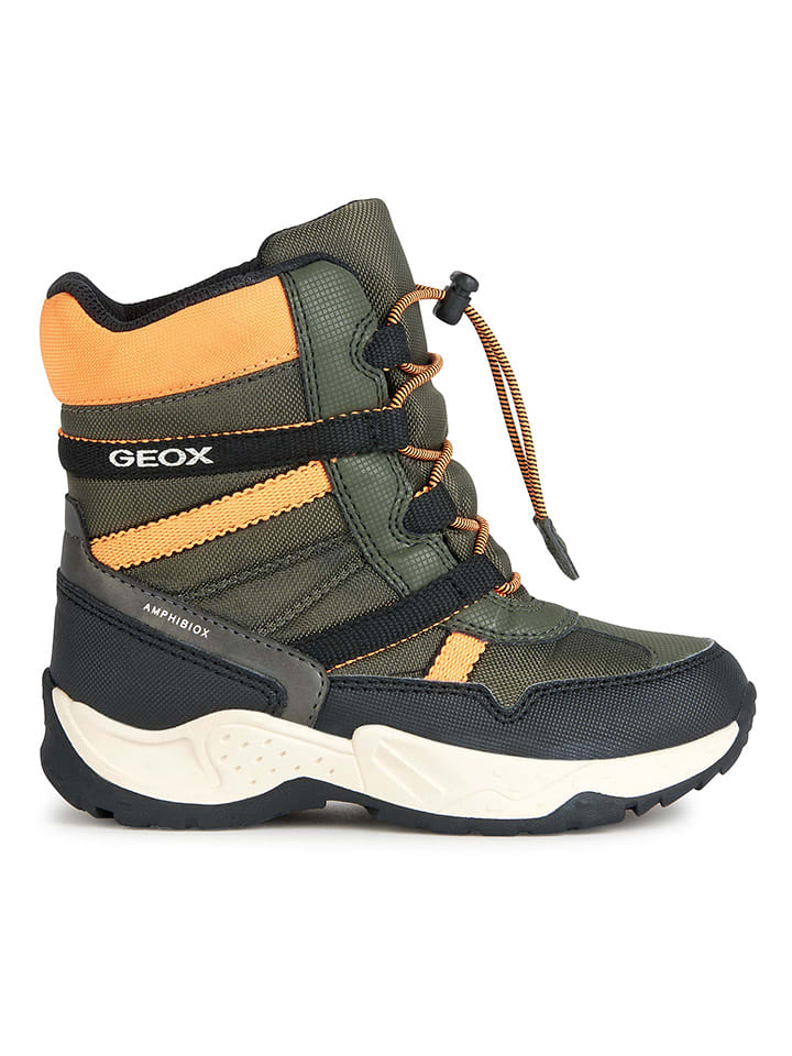 Geox Botki zimowe "Sentiero" w kolorze khaki rozmiar: 31