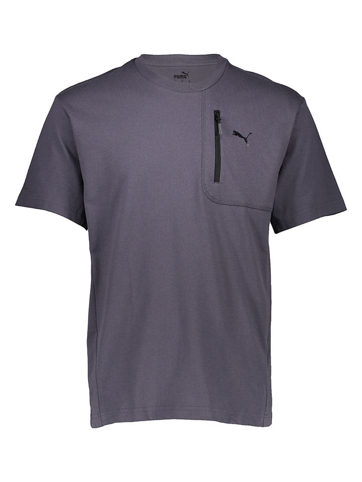 Puma Koszulka "Open Road" w kolorze szarym rozmiar: M