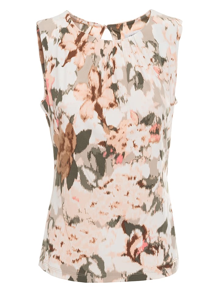 Top w kolorze beżowym