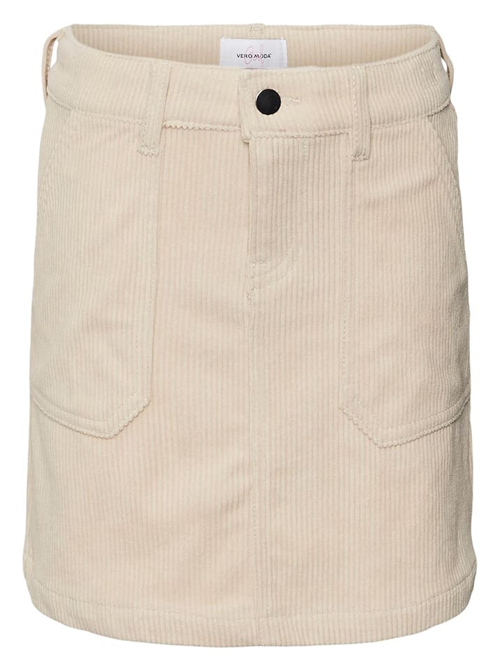 Vero Moda Girl Spódnica "Willow" w kolorze beżowym rozmiar: 134