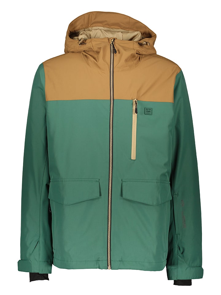 Billabong Kurtka narciarska w kolorze zielonym rozmiar: S