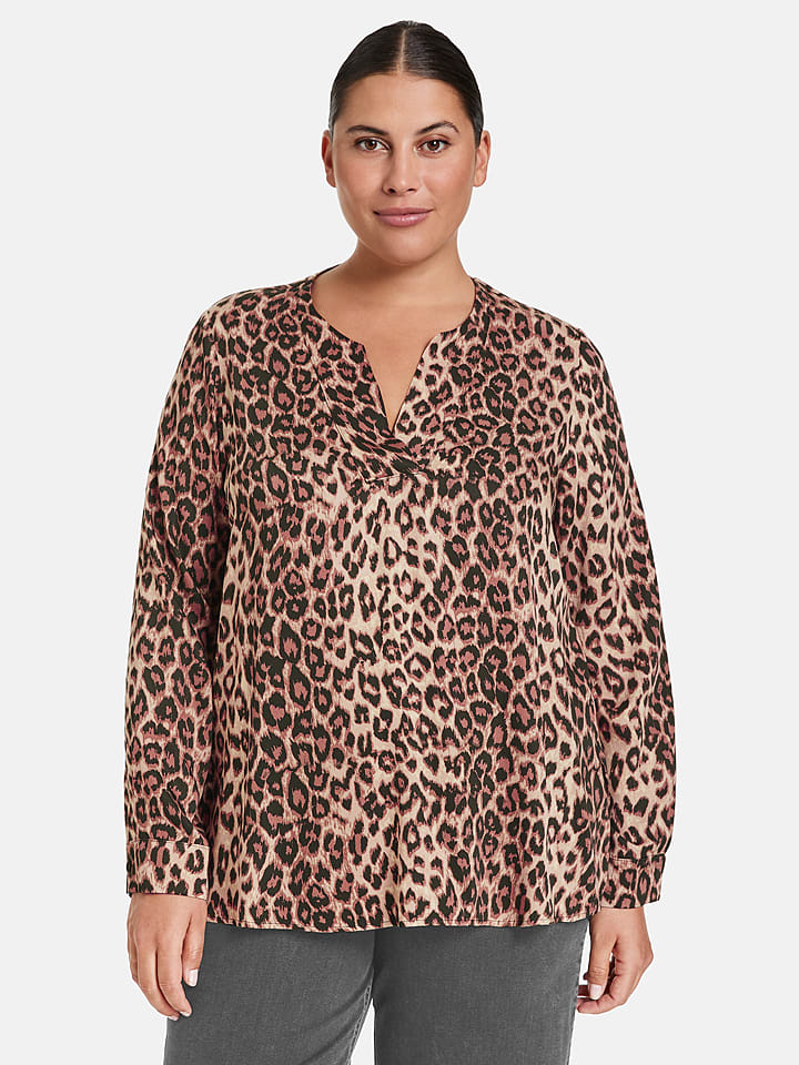 SAMOON Bluzka w kolorze brązowym rozmiar: 52