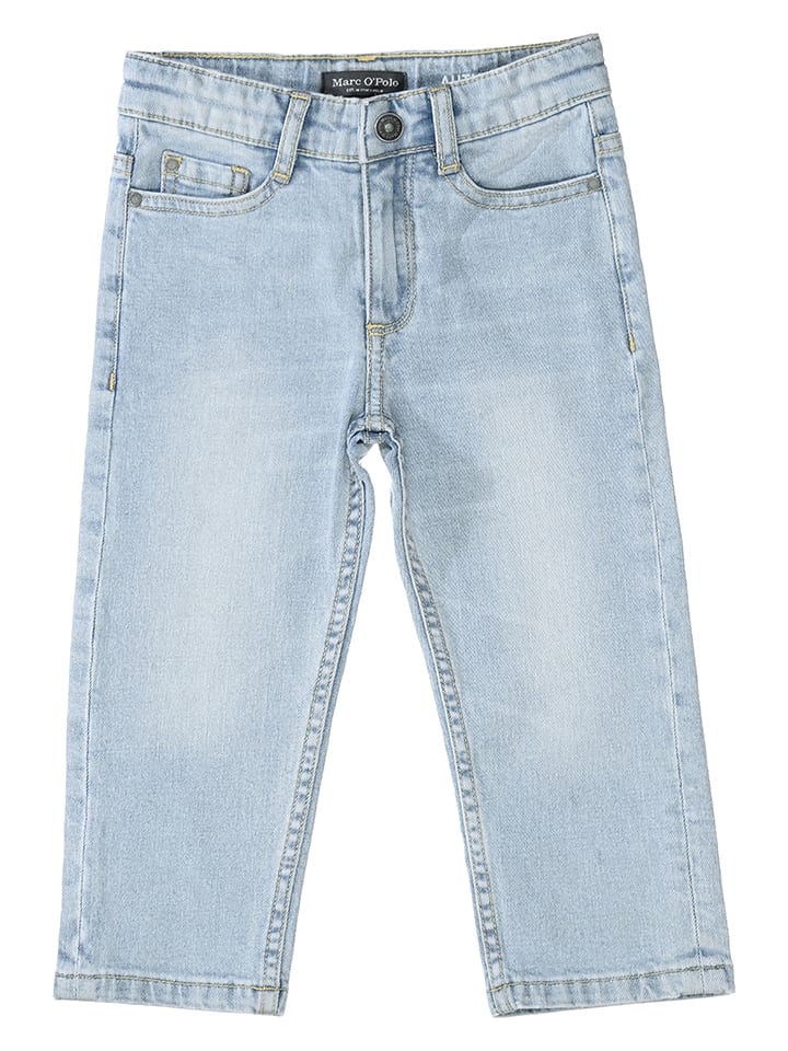 Marc O'Polo Junior Dżinsy - Regular fit - w kolorze błękitnym rozmiar: 128