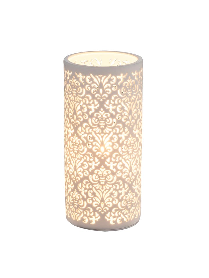 Globo lighting Lampa stołowa w kolorze białym - wys. 24 x Ø 11 cm rozmiar: onesize