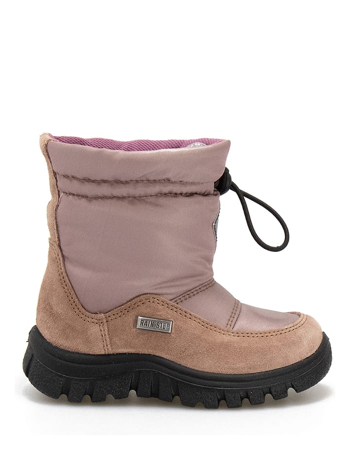Naturino Botki w kolorze szaroróżowym rozmiar: 27
