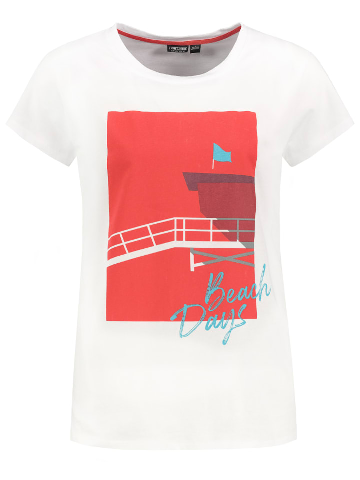 Eight2Nine Koszulka w kolorze białym rozmiar: L