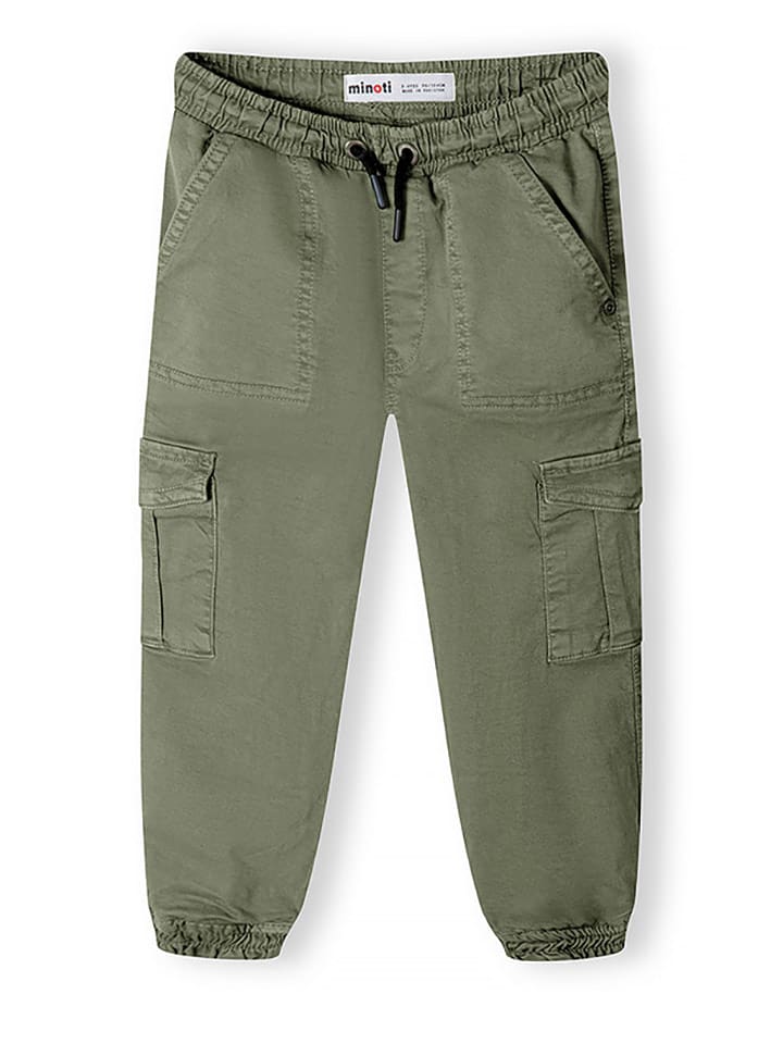 Minoti Bojówki w kolorze khaki rozmiar: 140/146