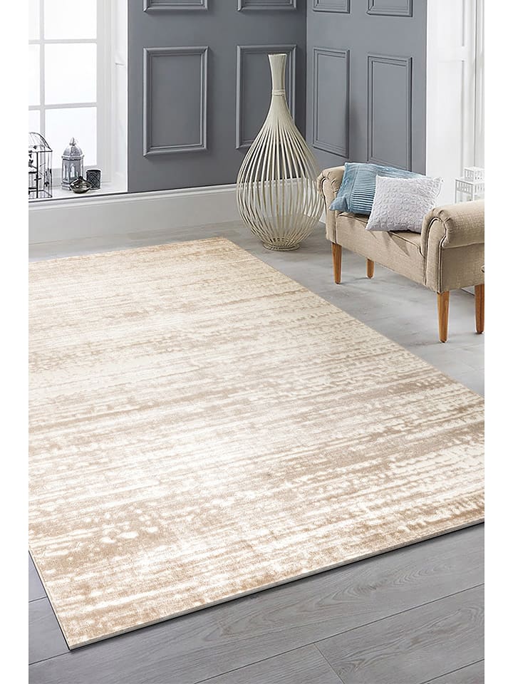Mioli Dywan "Moda" w kolorze beżowo-kremowym rozmiar: 80x300 cm