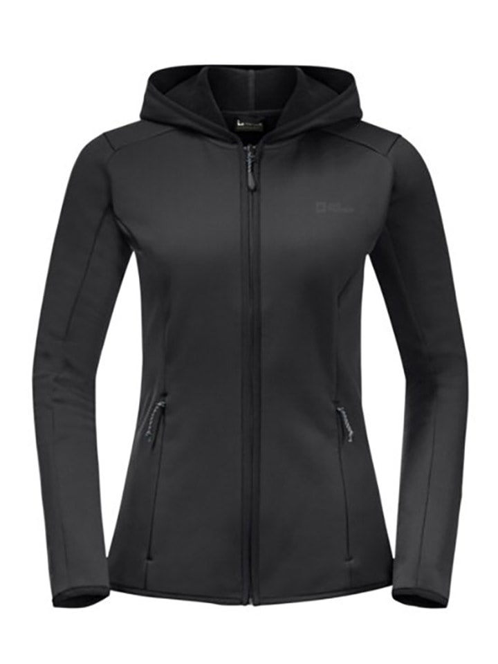 Jack Wolfskin Kurtka polarowa "Baiselberg" w kolorze czarnym rozmiar: XL