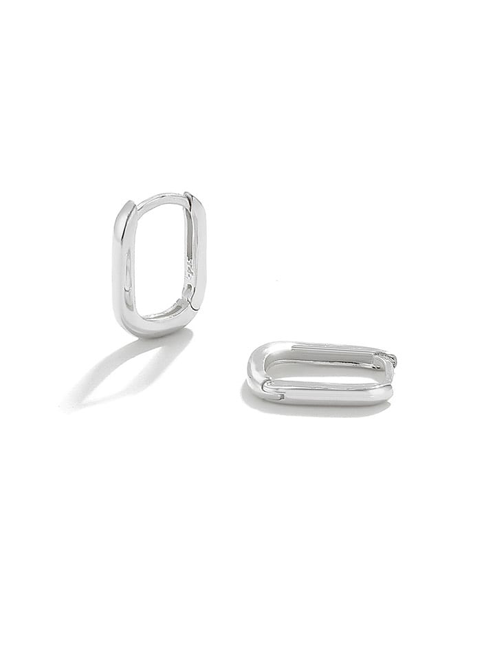 Miu Silver Srebrne kolczyki-kreole rozmiar: onesize