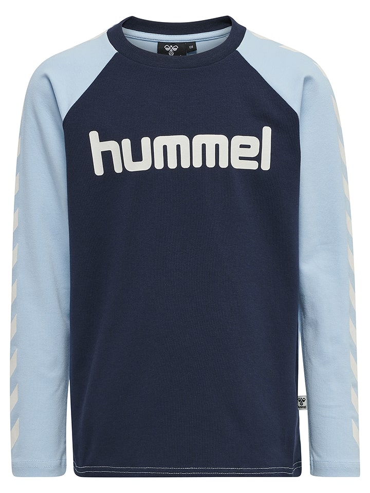 Hummel Koszulka w kolorze granatowo-niebieskim rozmiar: 116