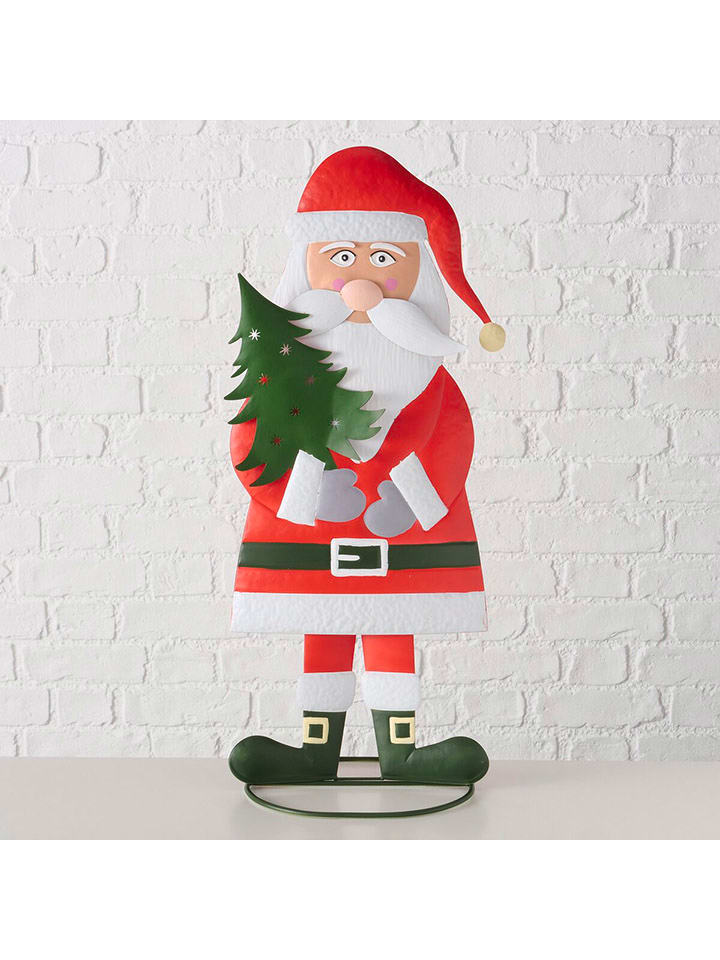 Boltze Figurka dekoracyjna "Pedro" w kolorze czerwono-biało-zielonym - wys. 75 cm rozmiar: onesize