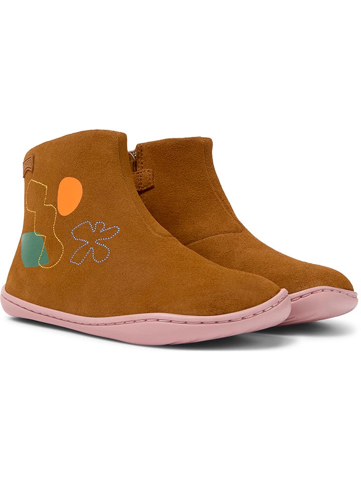 Camper Botki w kolorze jasnobrązowym rozmiar: 34