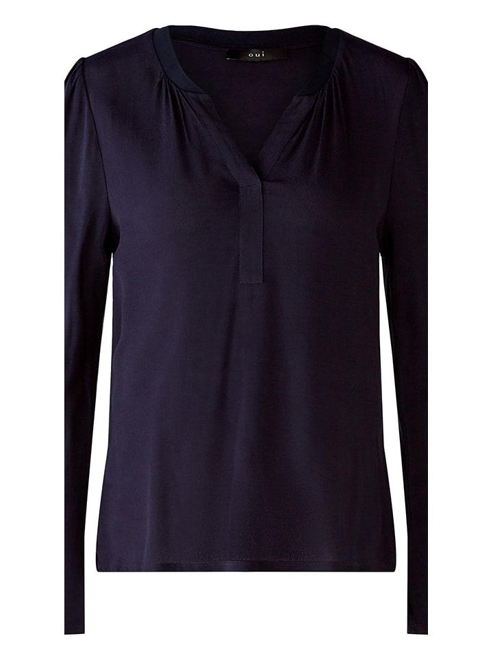 Oui Bluzka w kolorze granatowym rozmiar: 38