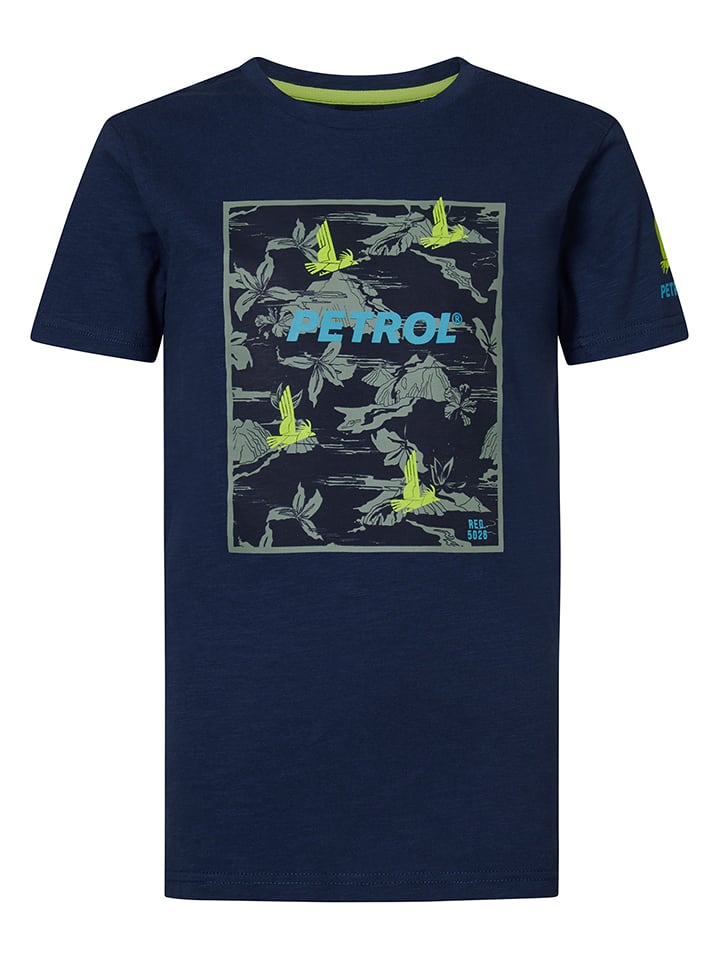 Petrol Koszulka w kolorze granatowym rozmiar: 128