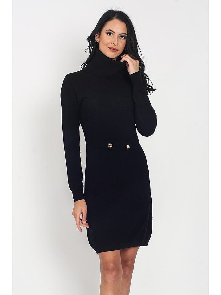 ASSUILI Sukienka w kolorze czarnym rozmiar: 40