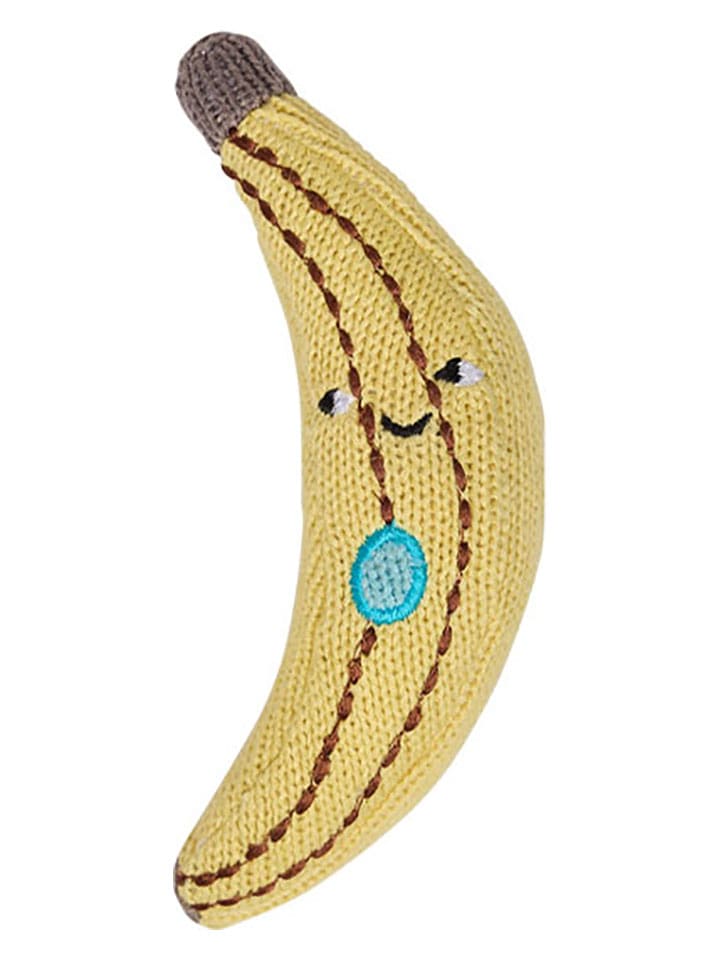 OYOY mini Maskotka "Banana" w kolorze żółtym - 0+ rozmiar: onesize