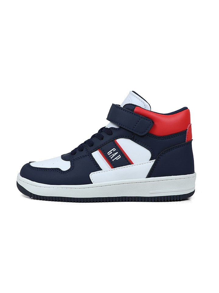 GAP Sneakersy "Boston Mid II" w kolorze biało-granatowo-czerwonym rozmiar: 31
