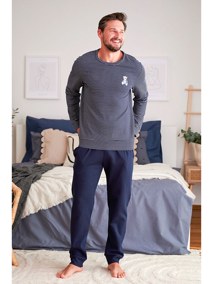 Doctor Nap Piżama w kolorze granatowym rozmiar: L