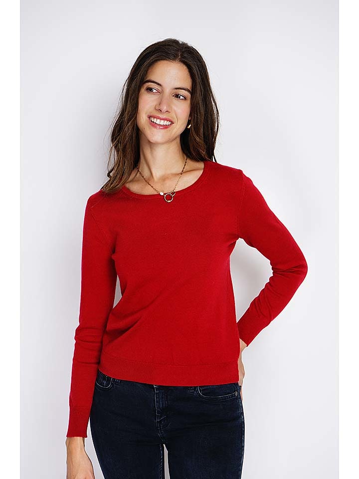 William de Faye Sweter w kolorze czerwonym rozmiar: 40