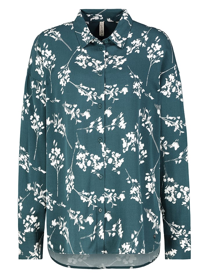 Eight2Nine Bluzka w kolorze ciemnozielonym rozmiar: XL