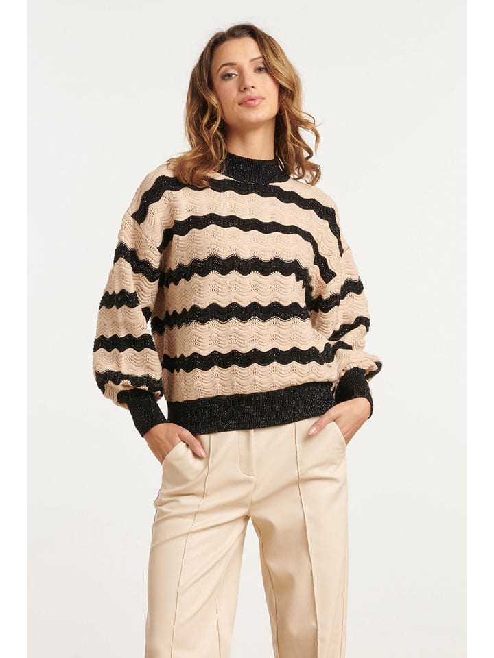 Smashed Lemon Sweter w kolorze beżowym rozmiar: M