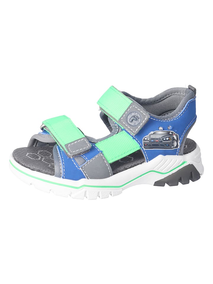 Sandały "Cross" w kolorze niebiesko-szarym