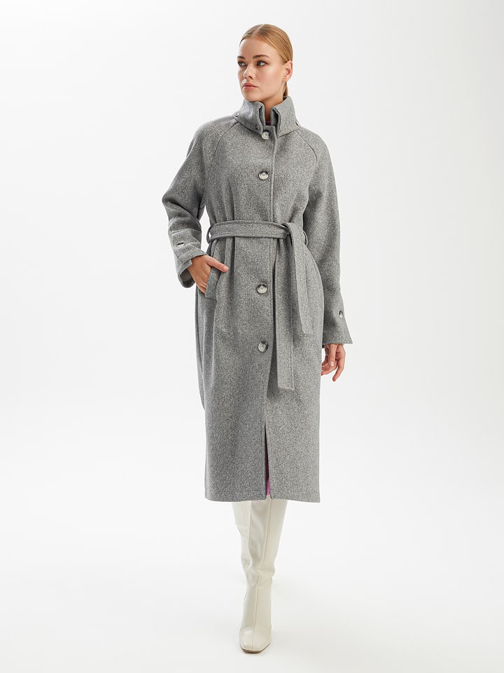 BGN Płaszcz przejściowy w kolorze szarym rozmiar: 38