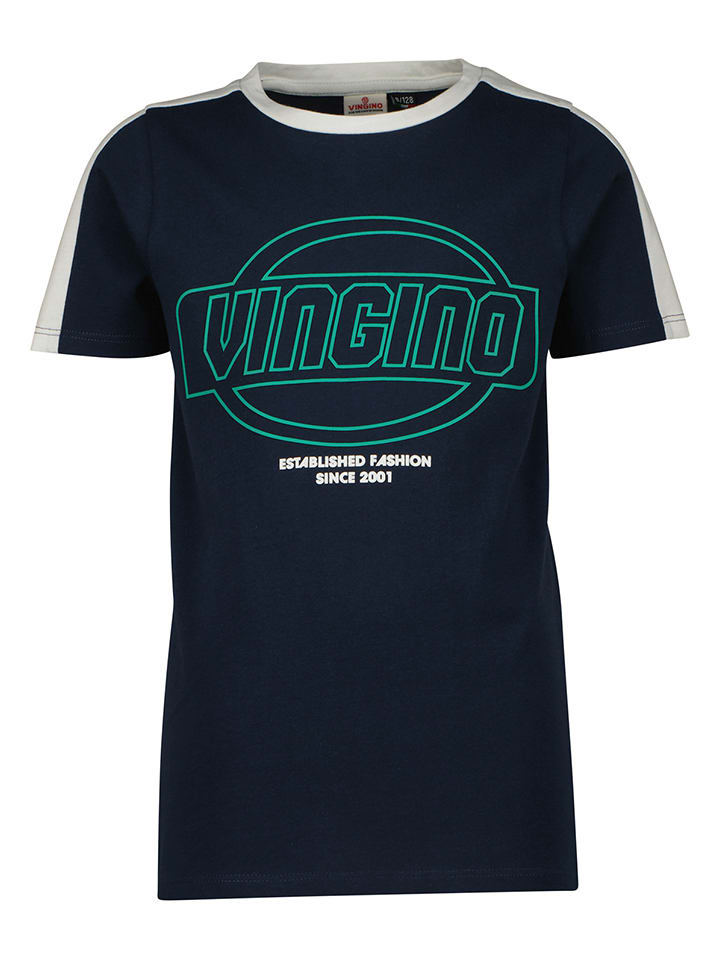 Koszulka "Hohn" w kolorze granatowym