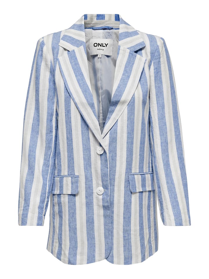 Blezer "Caro" w kolorze błękitno-białym